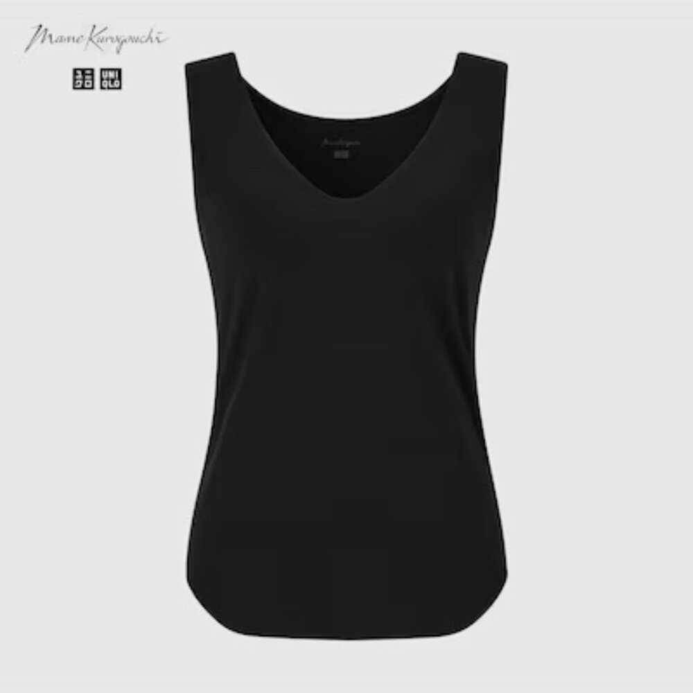 NWT Uniqlo x Mame Kurogouchi HEATTECH Sleeveless Bra Top (Silk Blend)